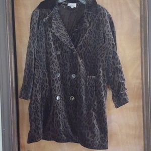 Ladies Leopard print coat
